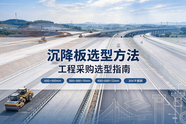 东至沉降板选择方法