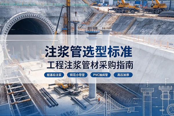 东至注浆管选型标准