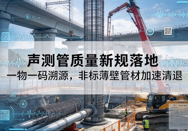 东至声测管质量新规落地，一物一码溯源，非标薄壁管材加速清退