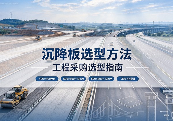 东至沉降板选择方法